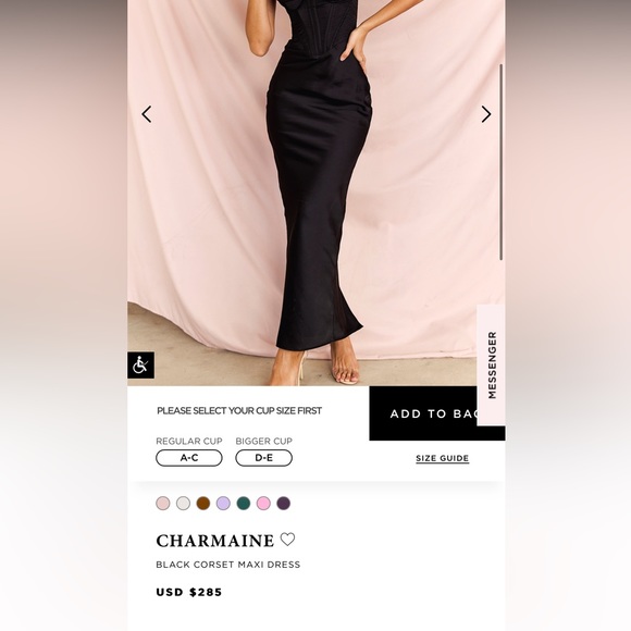 House Of CB Black Corset Maxi Dress - Picture 4 of 4